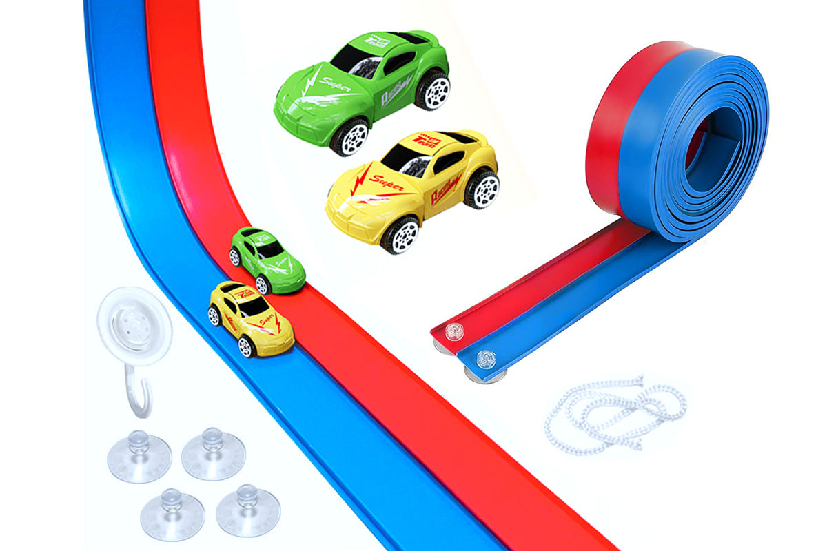 DIY Dual Color Flexible Race Track Car Toy