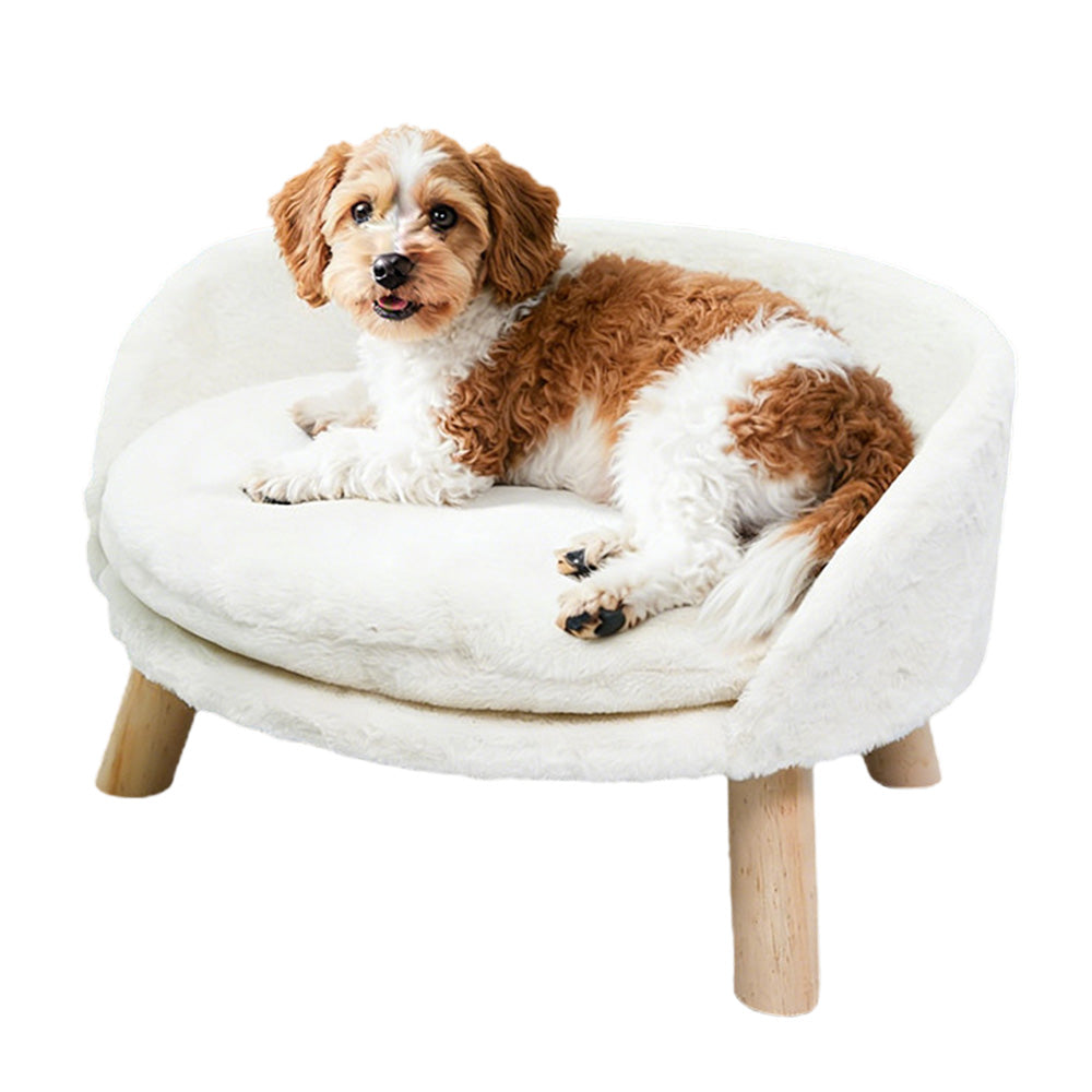 Elevated Dog Cat Bed Sofa Couch Kitten Lounge Raised Pet Bed with Legs