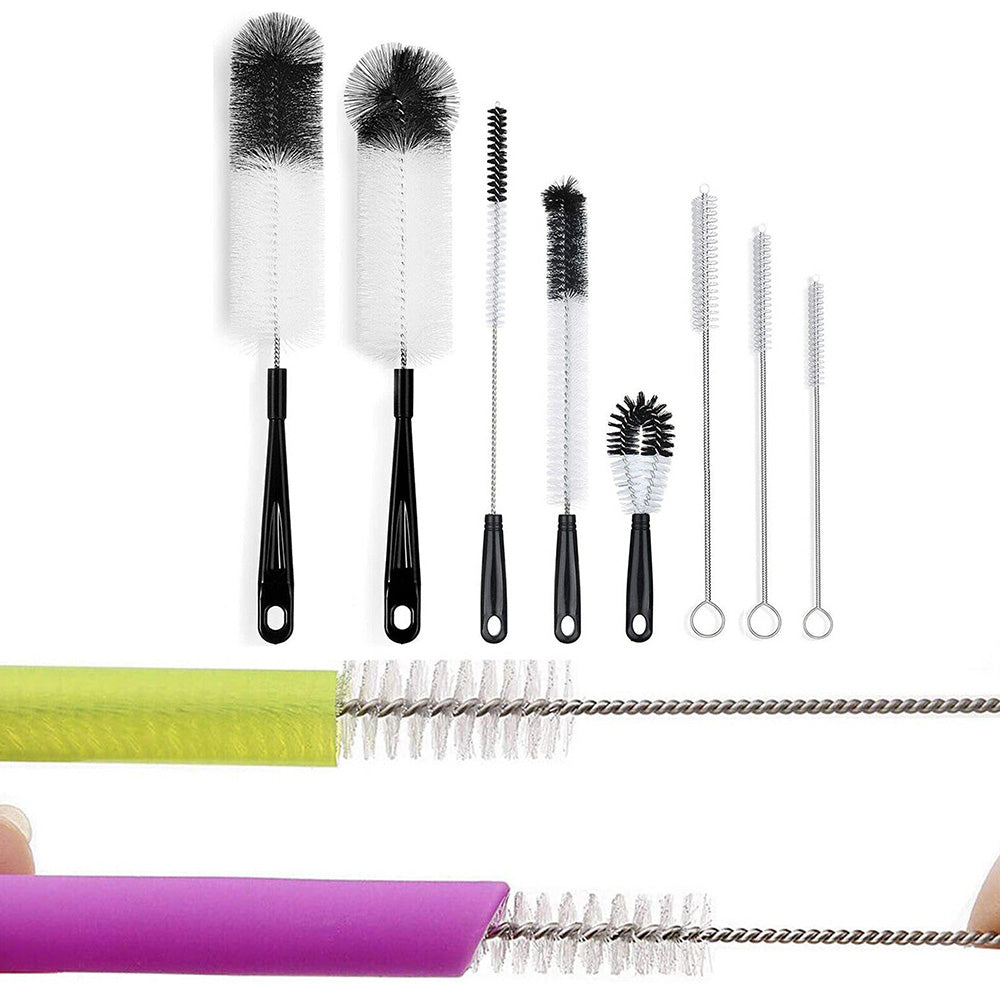 8-Piece Cup Bottle and Straw Brush Cleaning Set