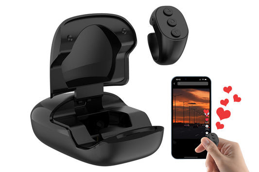 Wireless Remote Scrolling Ring Page Turner Bluetooth Camera Shutter Remote