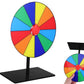 12-Slot 20cm Lucky Prize Wheel Tabletop Spin Game for Party Events and Raffles