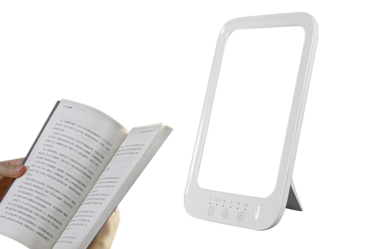 UV-Free Daylight Lamp with Adjustable Brightness for Boost Mood Sleep