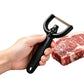 Black Bull Shape Handheld Fat Trimmer And Meat Cutter For Kitchen BBQ