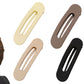 4 PCS Flat Claw Clips for Women Girls Large Lay Flat Hair Clips Strong Hold Non-Slip for Thick Thin Hair