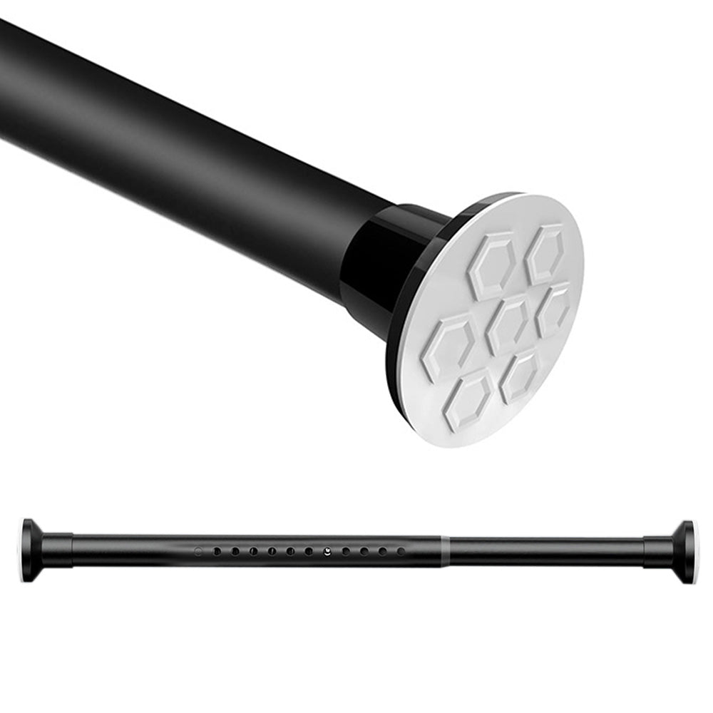 No Drill Carbon Steel Telescopic Tension Rod for Window Wardrobe Bathroom