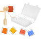 Embroidery Thread Organiser Set with 1 Winder 100 Bobbins Compact Thread Storage Box for Sewing Storage