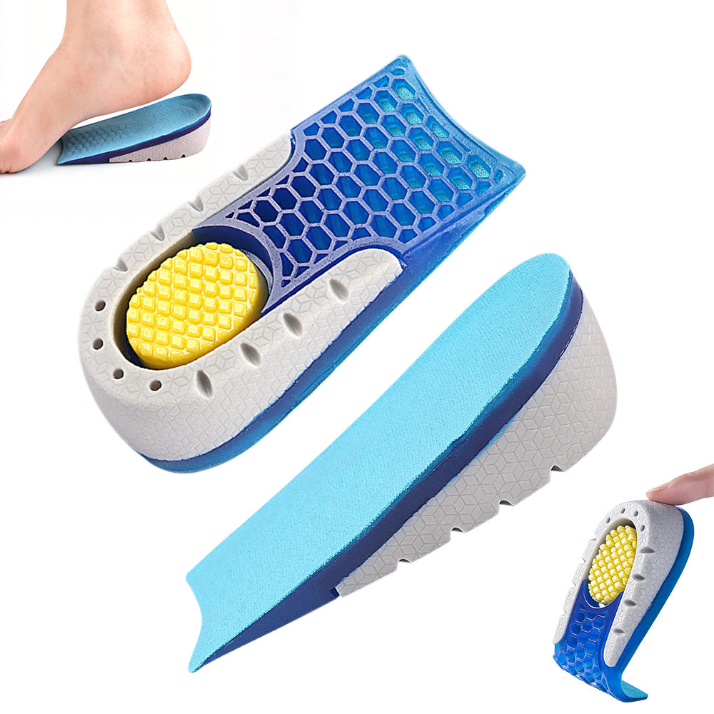 Men Women Invisible Height Increasing Insoles Heel Lifts For Shoes
