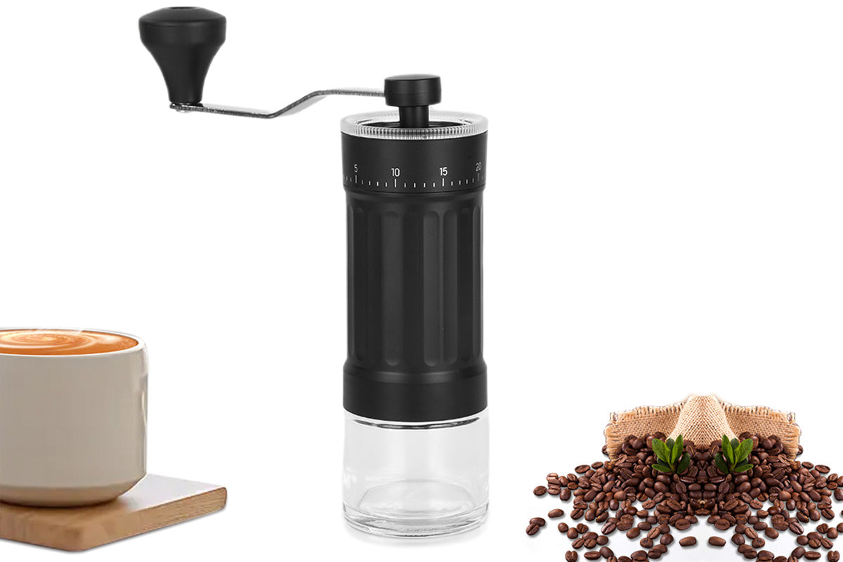 Manual Coffee Grinder With Ceramics Burr 40 Adjustable Settings for Espresso French Press