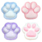4Pcs Cat Paw Squishy Stress Relief Fidget Toys for Adults Kids