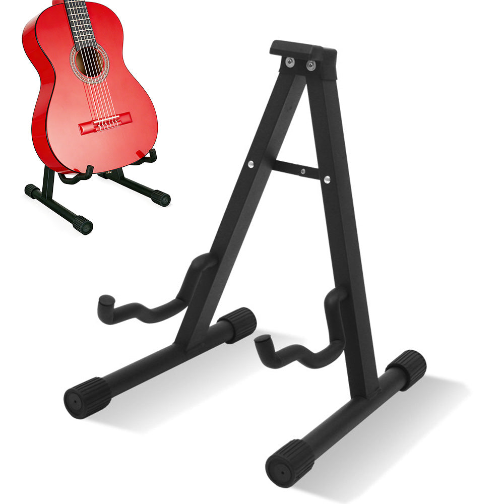 A-Frame Guitar Stand Floor Stand for Acoustic Electric Bass and Ukulele