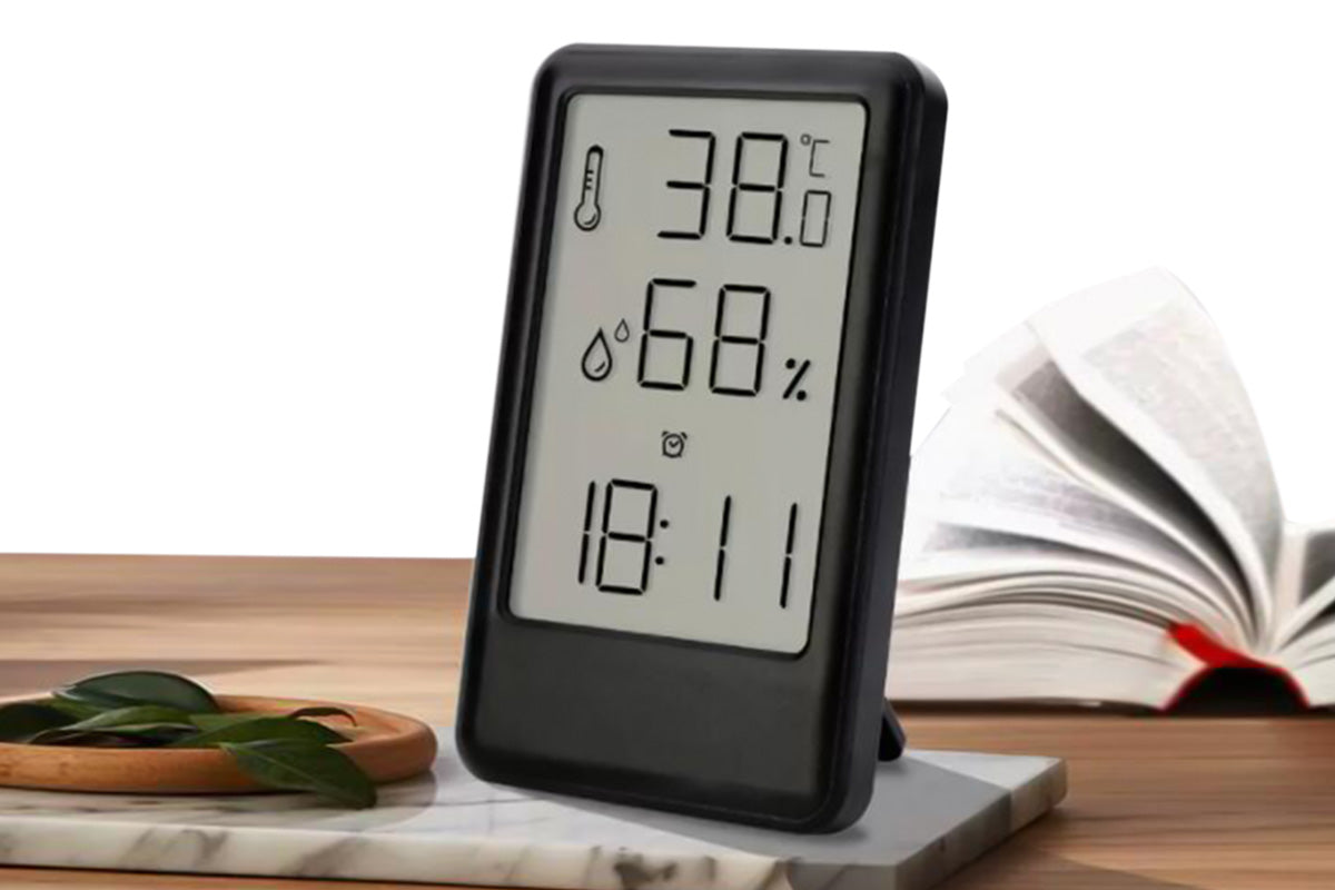 3 in 1 Digital Hygrometer Indoor Room Thermometer and Digital Clock