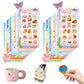 24 Sheets Cute Stickers for DIY School Supplies Luggage Bike