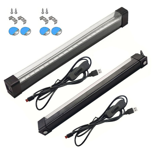 2 Pcs LED UV Black Light Bar with USB Cord for Party Glow
