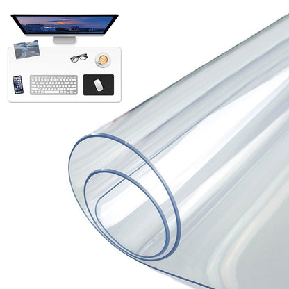 Clear Waterproof Non Slip PVC Office Desk and Table Mat