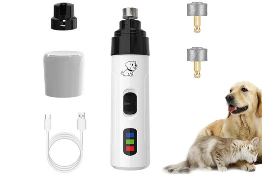 Electric Pet Nail Grinder 2-Speed Toenail Grooming Grinder