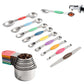 Stainless Steel Measuring Cups and Spoons Set with Leveler