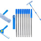 3.1m Extendable Window Squeegee Cleaner Kit with Long Handle for Glass Shower Car and RV