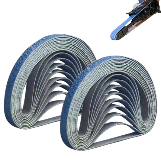 20Pcs Zirconia Sanding Belts for Metal Grinding and Polishing