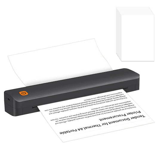 Inkless Portable Printer Bluetooth Wireless Thermal Printer for Students Home Office