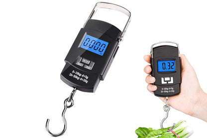 Portable LCD Digital Fishing Scale With Handle Hanging Weighing Scale Fishing Gear