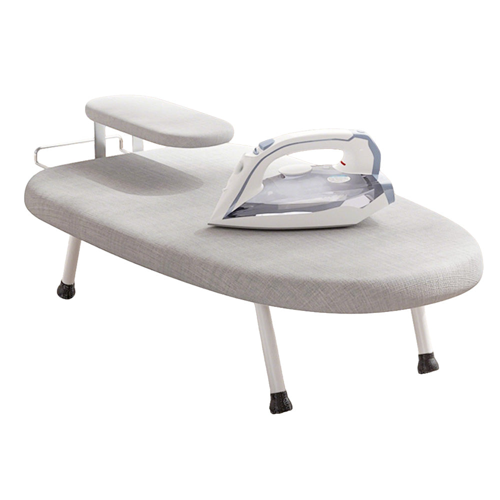 Foldable Tabletop Ironing Board with Sleeve Board and Iron Rest