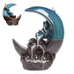 Moon Backflow Incense Holder Ceramic Waterfall Incense Burner For Home Decoration
