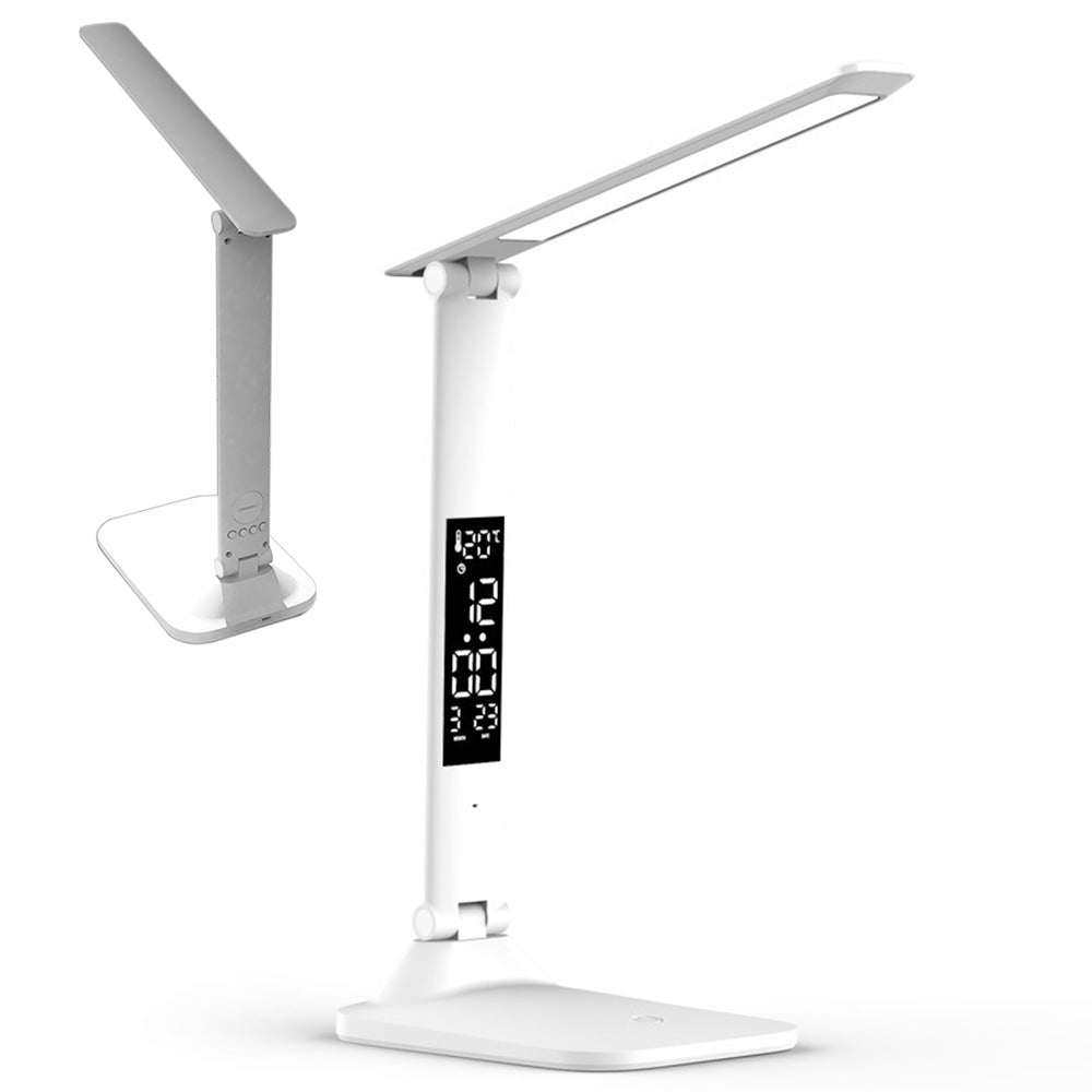 Desk Lamp For Home Office With LCD Display Rechargeable Portable