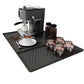 Silicone Coffee Mat with Detachable Dish Drying Mat for Coffee Maker Dish Rack