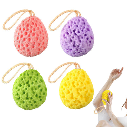 4 Pcs Bath Sponge Body Loofah Soft Cleaning Shower Sponge Set