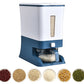 12KG Rice Dispenser Large Food Container Grain Storage Bin with Measuring Cup
