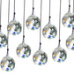 10Pcs Clear Crystal Pendants Crystal Glass Chandelier Prism for Curtain Lamp Garden