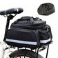 Bicycle Rear Seat Bag Bike Rack Bag Cycle Luggage Carrier Expandable Trunk Bag with Rain Cover