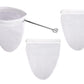 Reusable Mesh Filter Bags with Stainless Steel Handle Frame for Nut Milk Coffee