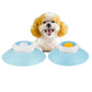 2Pcs Pet Slow Feeder Bowl Non-Slip Spherical Lick Bowl for Dogs and Cats