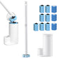 50Pcs Disposable Toilet Brush Cleaning System Replacement Sponge Head