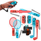 10 in 1 Family Accessories Kit Switch Sports Bundle Compatible with Switch Switch OLED