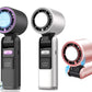 100 Speeds Digital Display Cold Compress Cooling Fan USB Fan with Lanyard