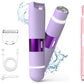 2-in-1 Women's Painless Electric Shaver with LED Light Guide Comb Rechargeable Hair Trimmer Wet & Dry Razor for Body