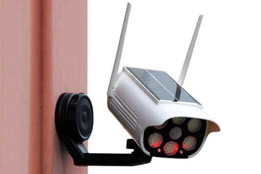 66-LEDs Magnetic Solar Light Fake Security Camera Shape Lamp Outdoor Lighting