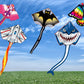Huge Delta Kite For Kids Beginners Single Line With Tail Beach Kite