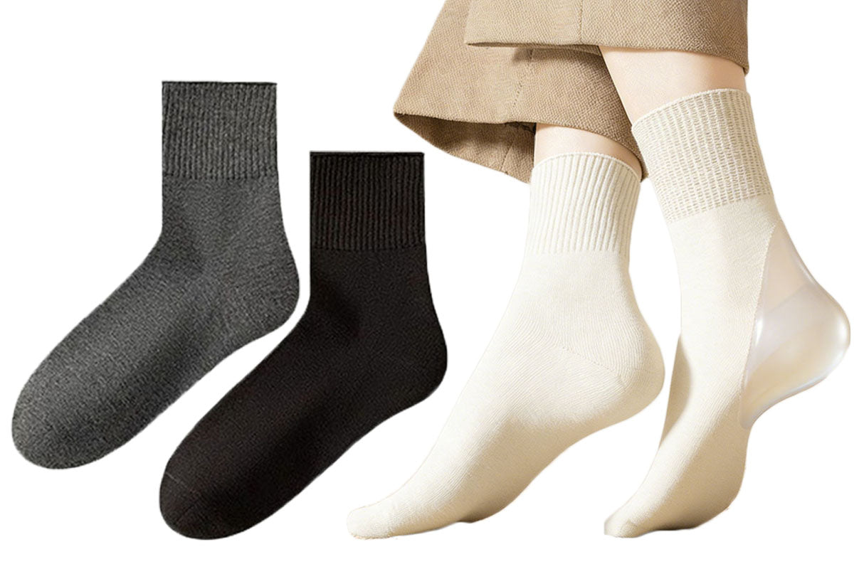 3 Pairs Moisturizing Socks for Dry Cracked Heel Treatment