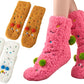 Women's Sherpa Fleece Slipper Socks Cozy Indoor Socks Warm Plush Socks