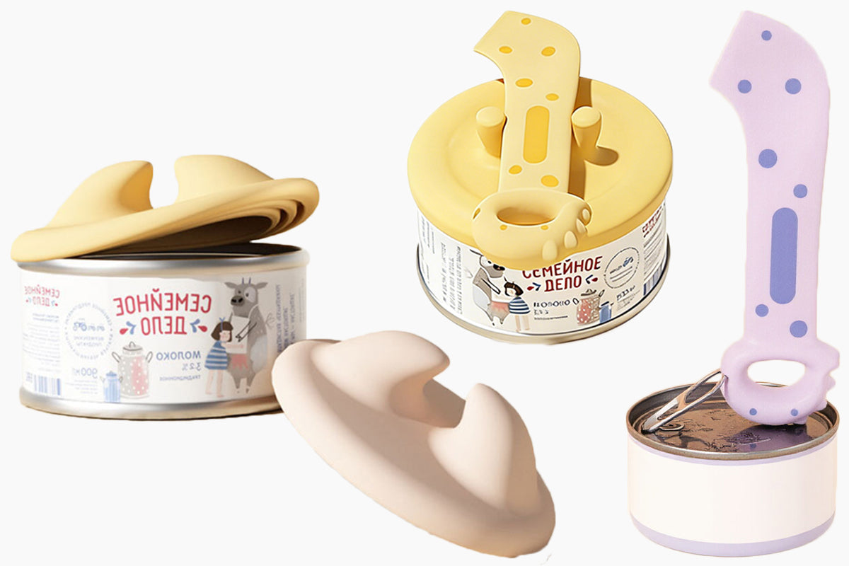 3-in-1 Silicone Pet Food Can Lid and 3-in-1 Can Scoop Wet Food Opener