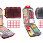 Travel Pill Boxes Pill Organizer 24 Lables 10 Grids Travel Daily Pill Container