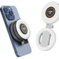 2Pcs Magnetic Phone Ring Light 3 Color Dimmable Fill Light Rechargeable Selfie Light