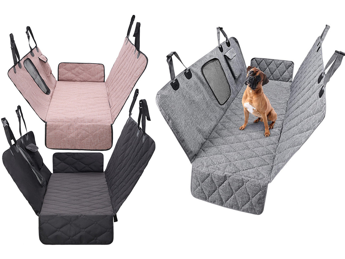 Oxford Cloth Dog Car Seat Cover Back Seat Cover Cars Trucks SUVs Hammock for Pet