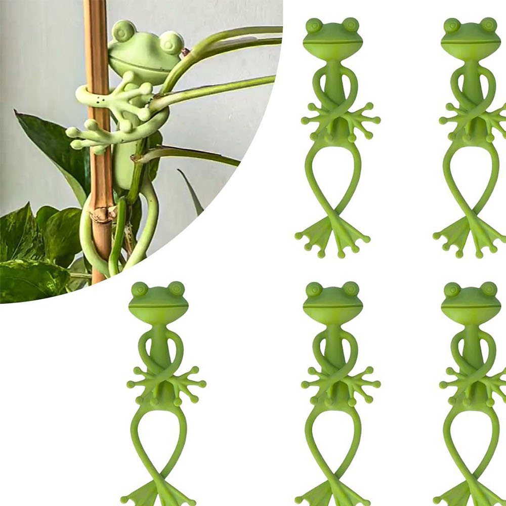 5Pcs Frog Plant Support Stands for Climbing Plants