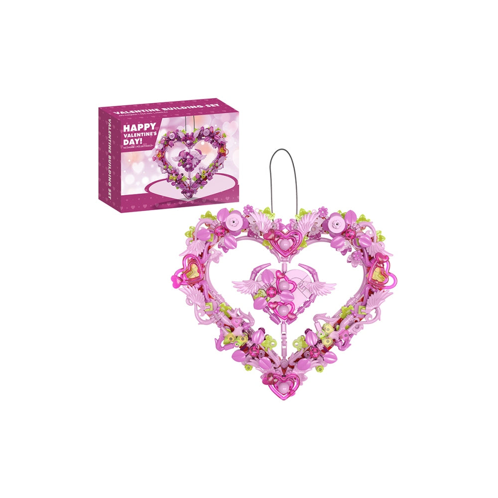 Heart Wreath Building Blocks Set