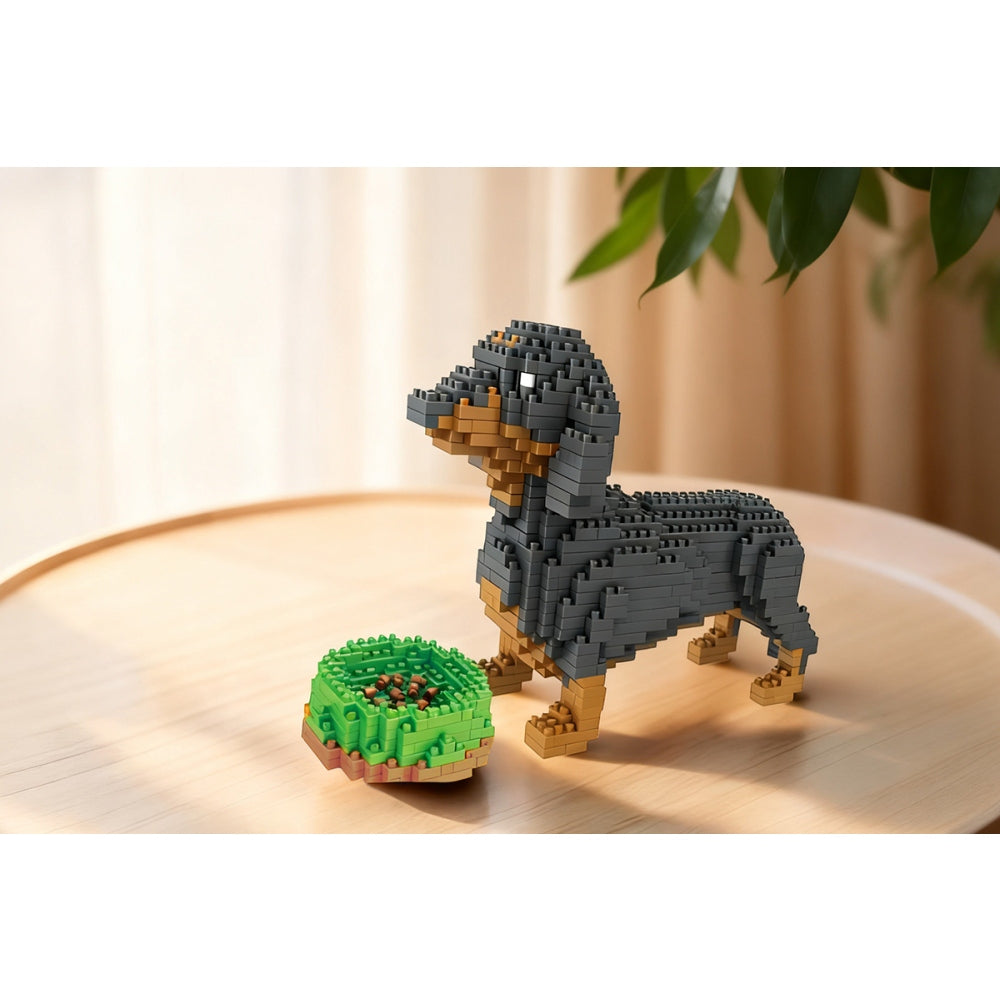 Pet Dog Building Blocks Small Particle Assembly Toy