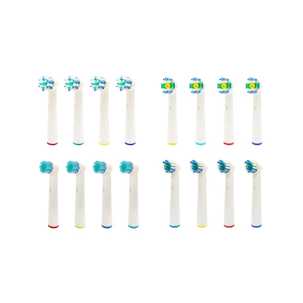 16Pcs Electric Toothbrush Head Oral-B 3D Replacement Brush Heads